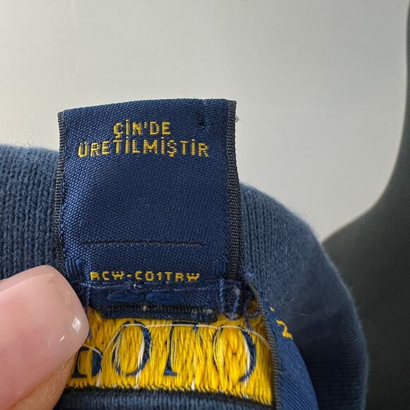 POLO RALPH LAUREN Blue White Cotton Bandana Print Short Sleeve Dress Girls XL - Picture 10 of 13